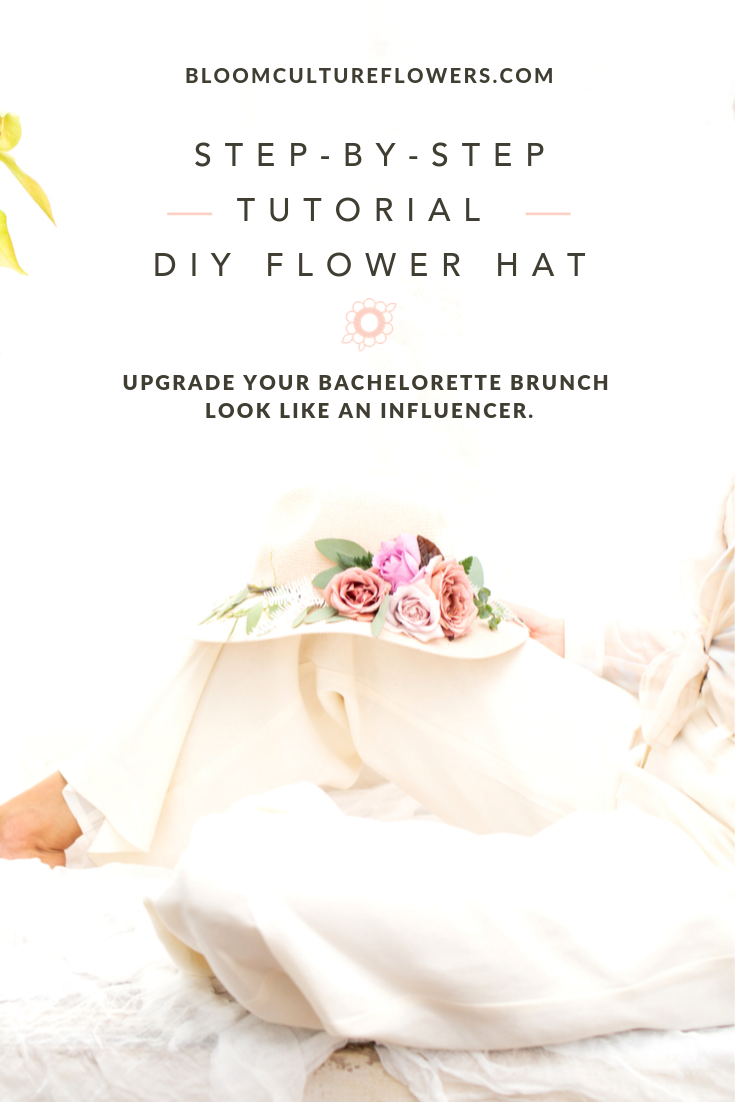 DIY Floral Hat