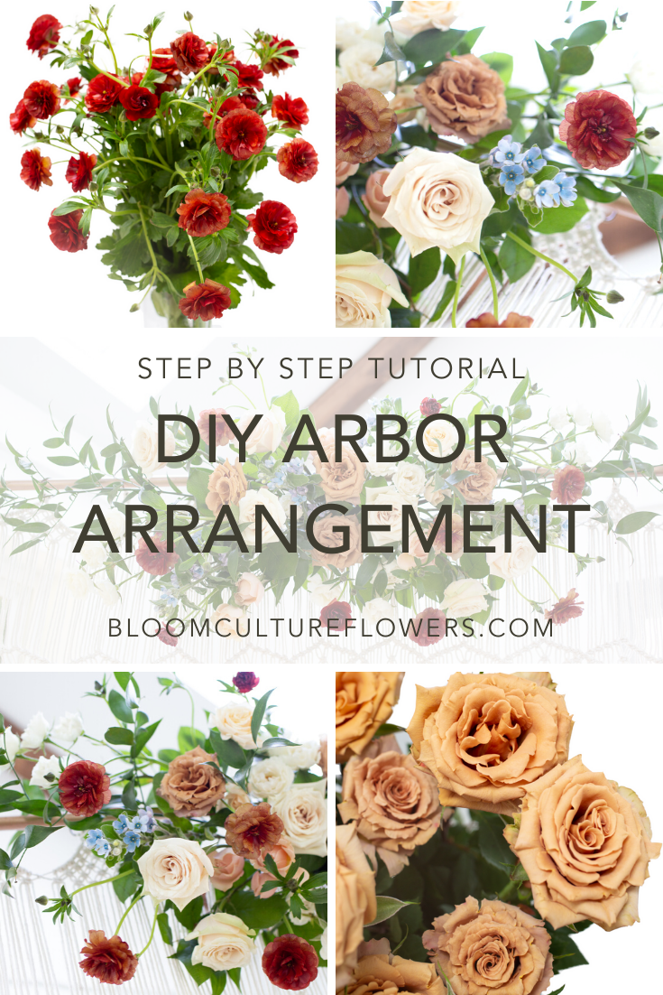 DIY Ceremony Arbor Arrangement