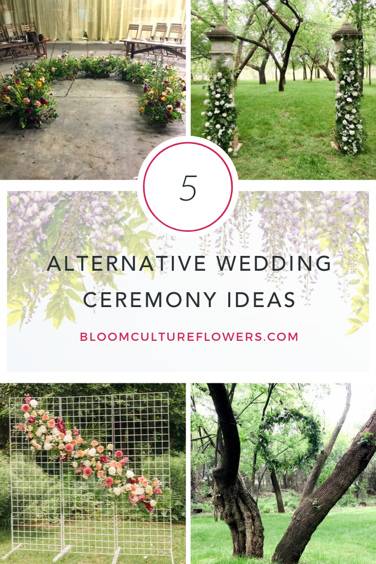 Alternative Ceremony Flowers