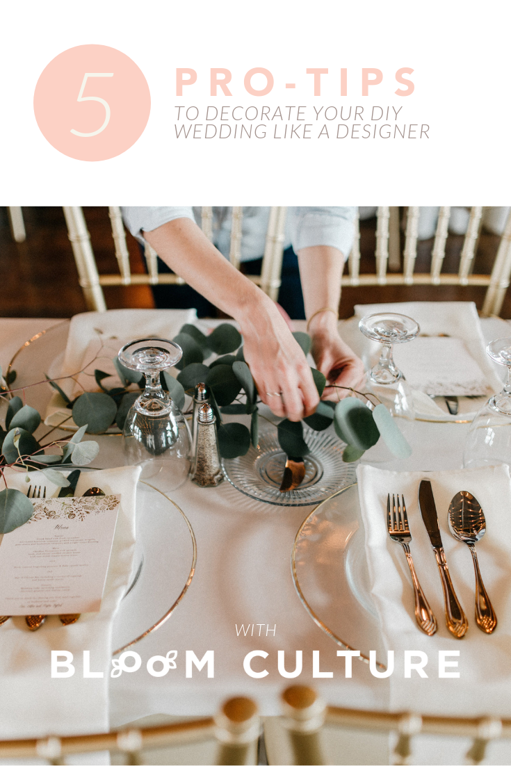 DIY Wedding Reception Pro-tips