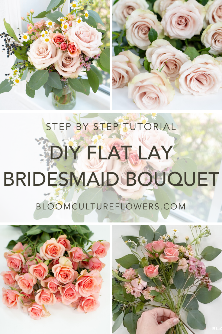 DIY Flat Lay Bridesmaids Bouquet!