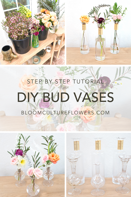 DIY Bud Vases Bloom Culture Flowers