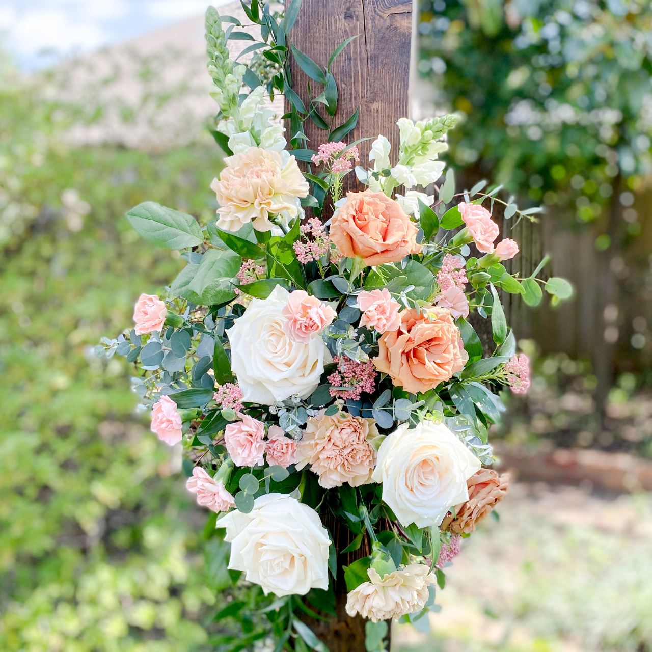 DIY Ceremony Arbor (Pt 2) Secondary Arrangement