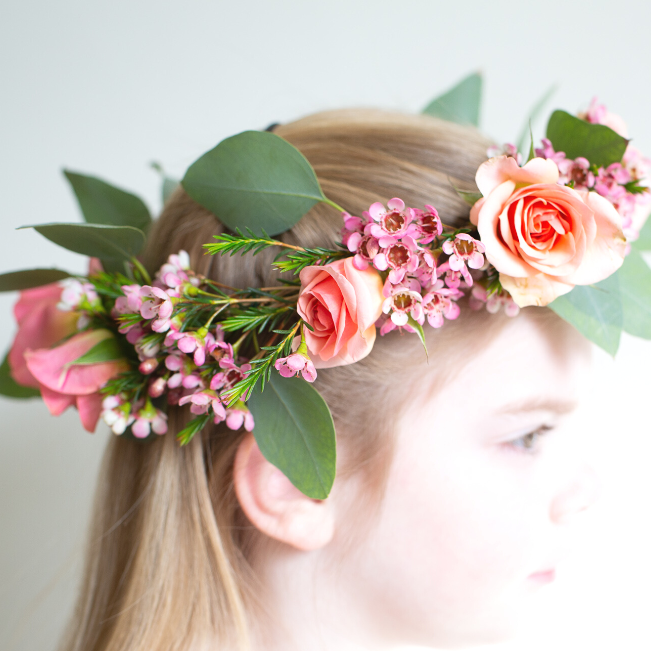 DIY Flower Girl Crown