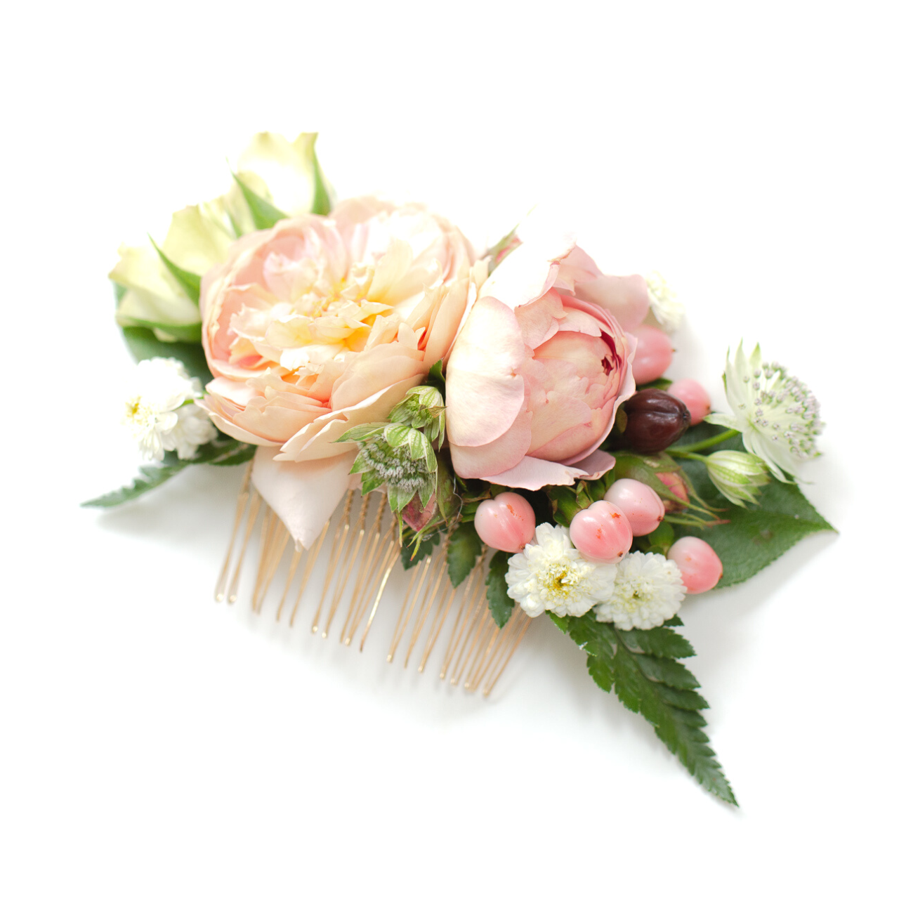 DIY Flower Hair Comb Bloom Culture Flowers