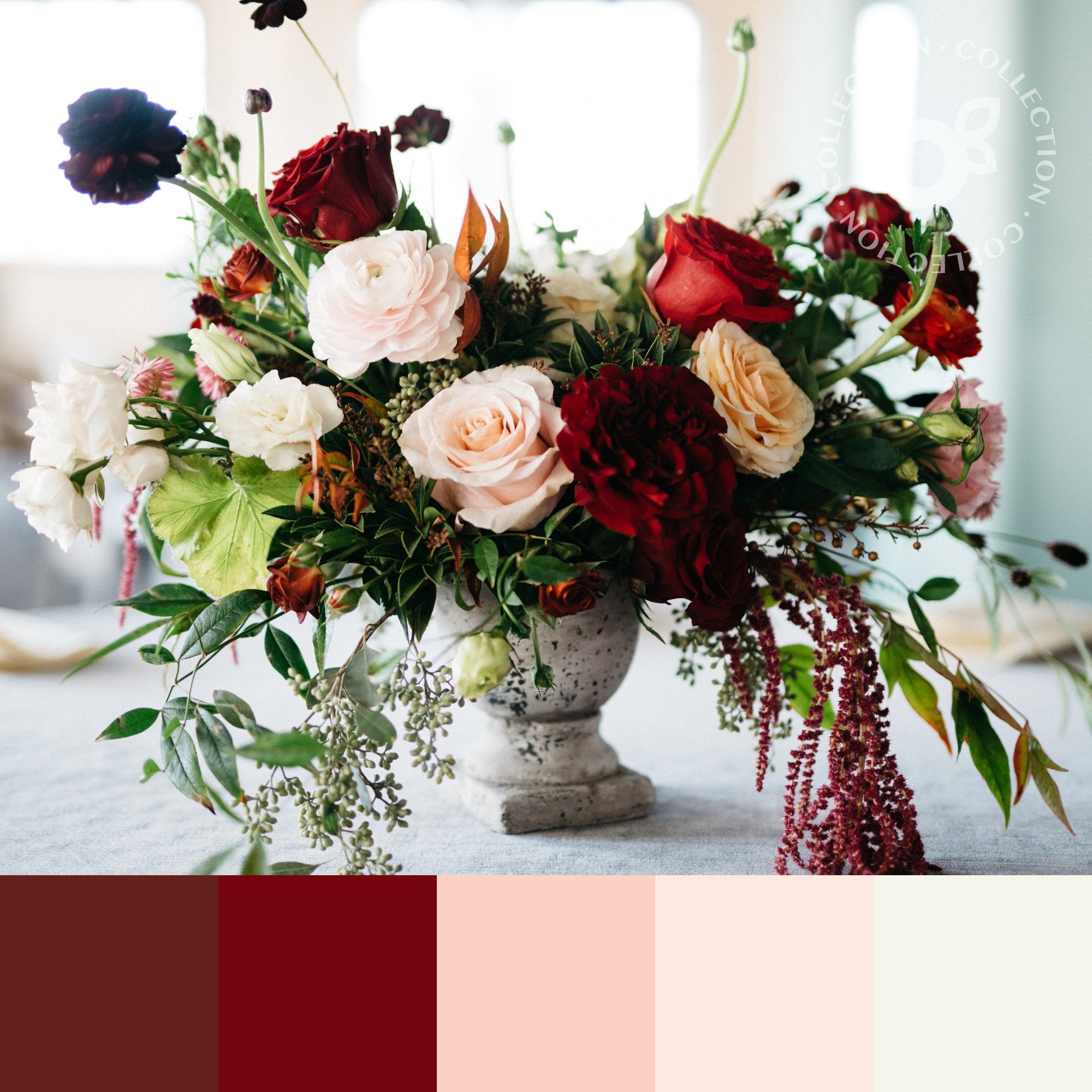 The Burgundy & Blush Collection