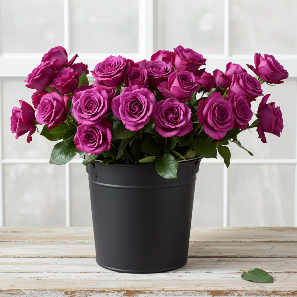 Bluberry Roses Bulk Blueberry Purple Roses for DIY Weddings - Bloom Culture Flowers