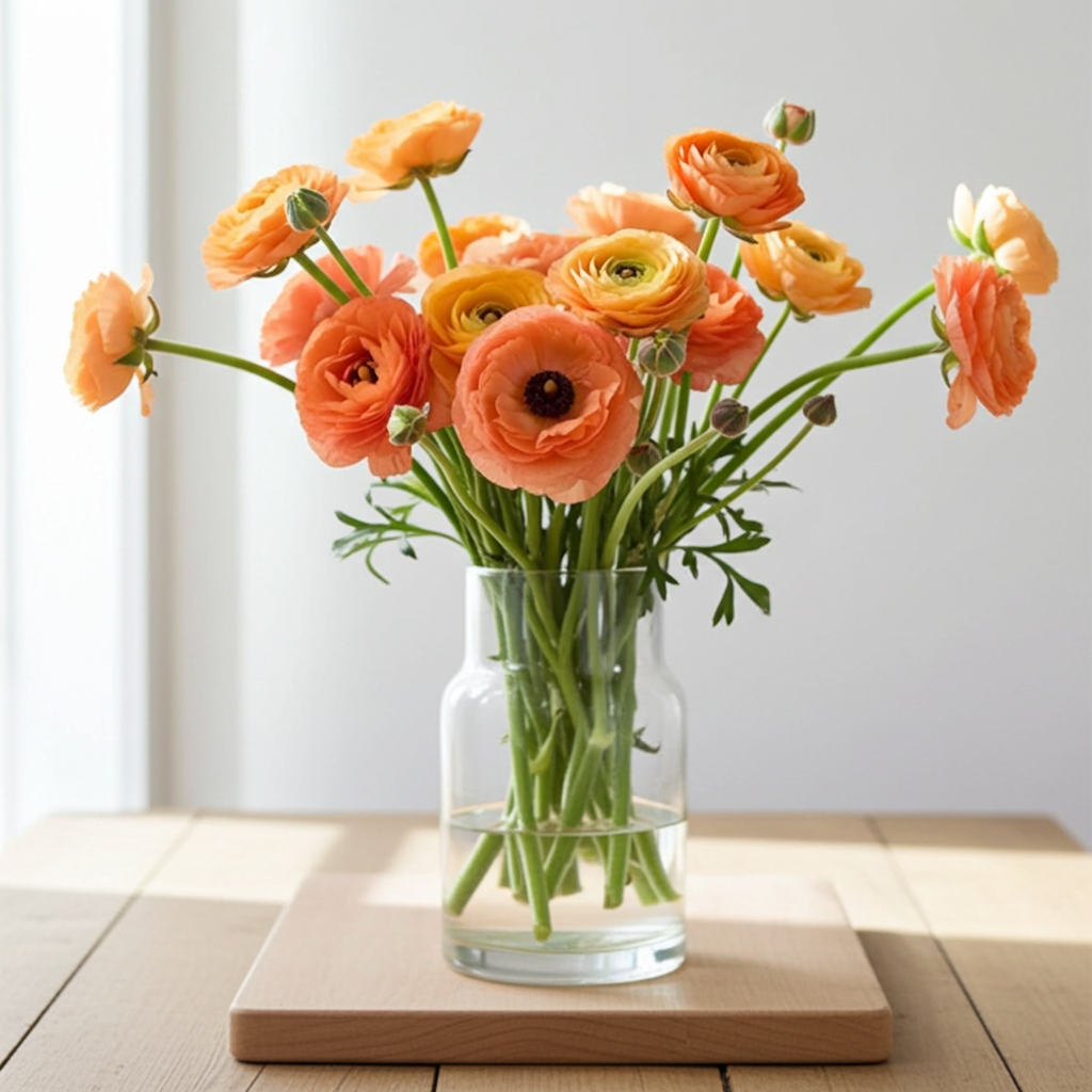 Apircol Ranunculus Bulk Apricot Ranunculus for DIY Weddings - Bloom Culture Flowers